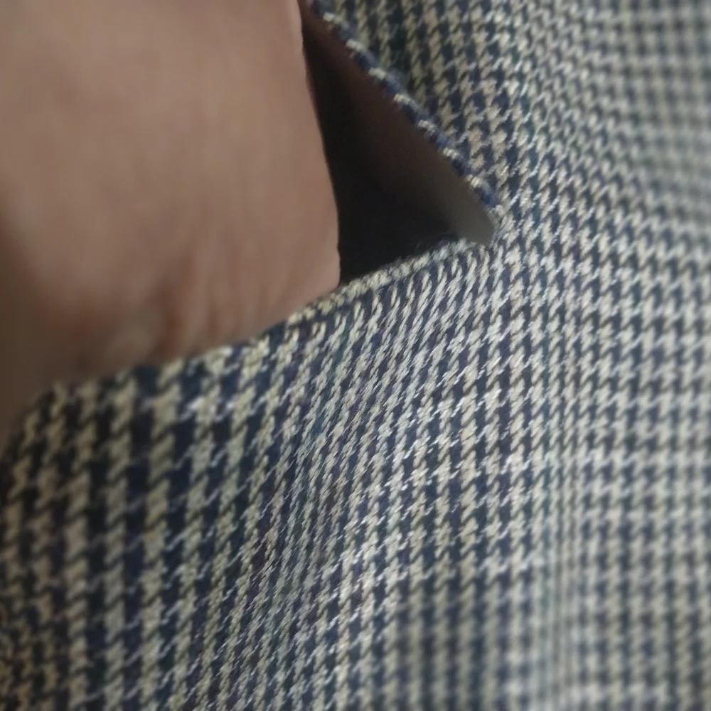 Elegant Houndstooth Men's Blazer
